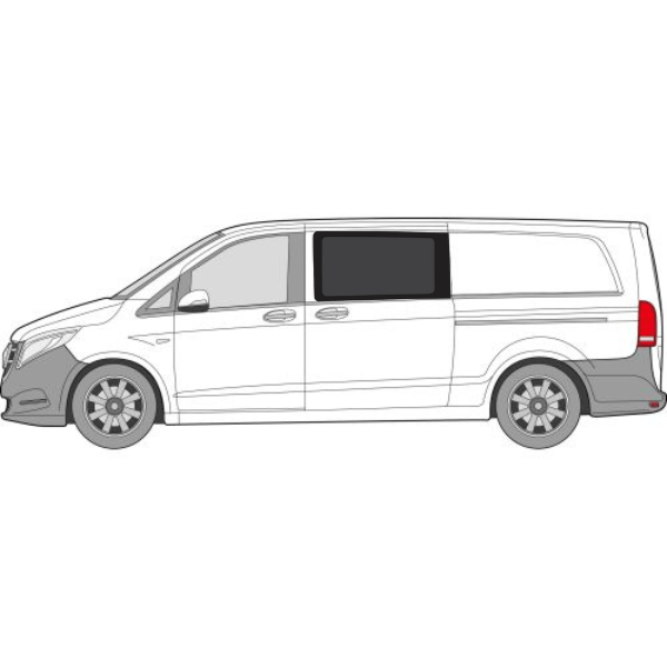 16- Mercedes Vito - Left Front - Fixed - Glassmaster N.I